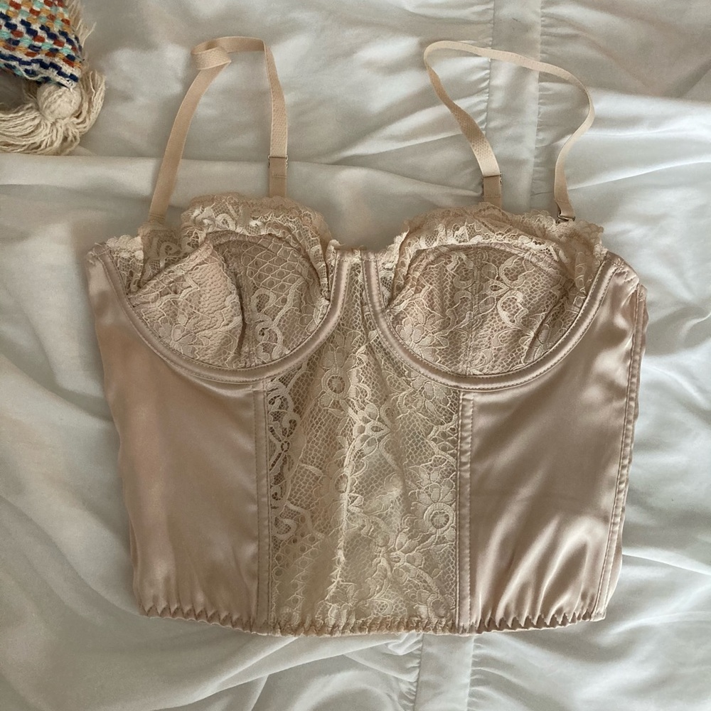 Blush corset top from Urban Outfitters